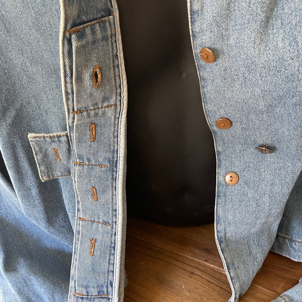 Cropped/Swing Jean Jacket - Picture 2 of 6